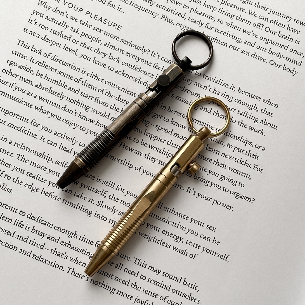 

Mini - Luxury mini brass pen / ballpoint / keychain pen