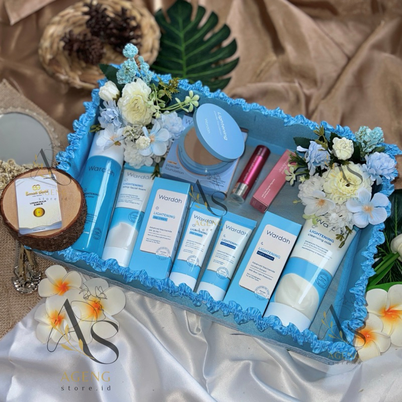 [FREE GOLD] BISA INSTAN PAKET SESERAHAN [FREE BUNGA&BOX] WARDAH LIGHTENING LITE ORIGINAL | PAKET SES