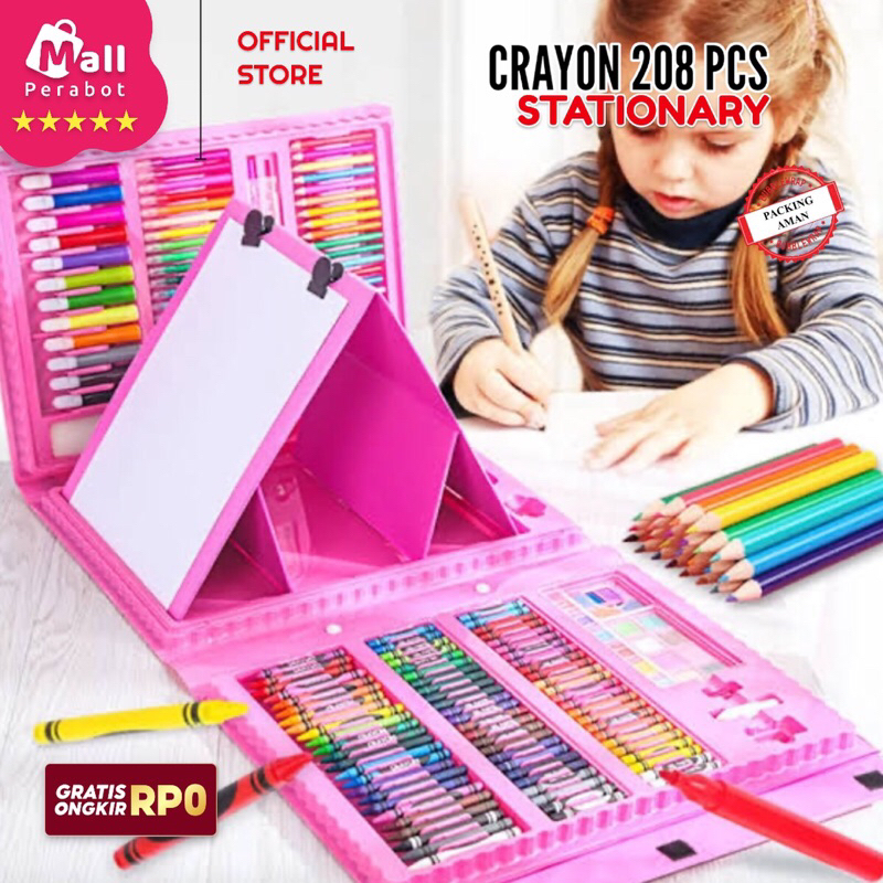 

Mall Perabot AFF | Crayon Warna Anak Set 208 | Art Full Set | Krayon Mewarnai Anak | Pensil Warna | Perlengkapan Mewarnai Lukis