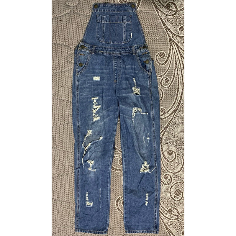 preloved jumpsuit ripped