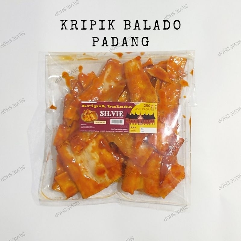 

SILVIE Kripik Balado Panjang 250gr - Kripik Singkong Balado Padang / Sanjai Balado Asli Padang