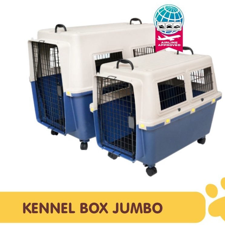 KENNEL BOX OCTAGON JUMBO - PET CARRIER - PET CARGO - Airlines Approved - KN-705 SIZE 100x66,5x83,5cm