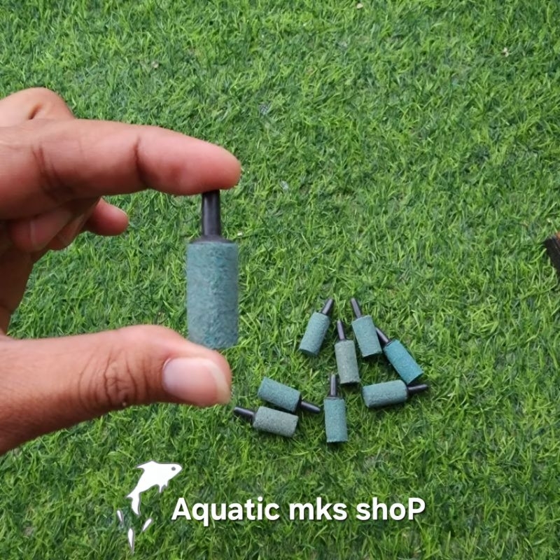 Batu Aerator Mini Kecil 1.5 cm Gelembung Udara Air Stone Pipa Aquarium