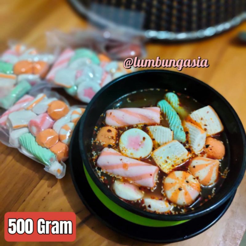 

Suki Curah Kiloan 500 Gram - Seafood Steamboat Hotpot Frozen Food Bakso Sosis Seblak Cedea sunfish Indomina Shifudo Kanzler