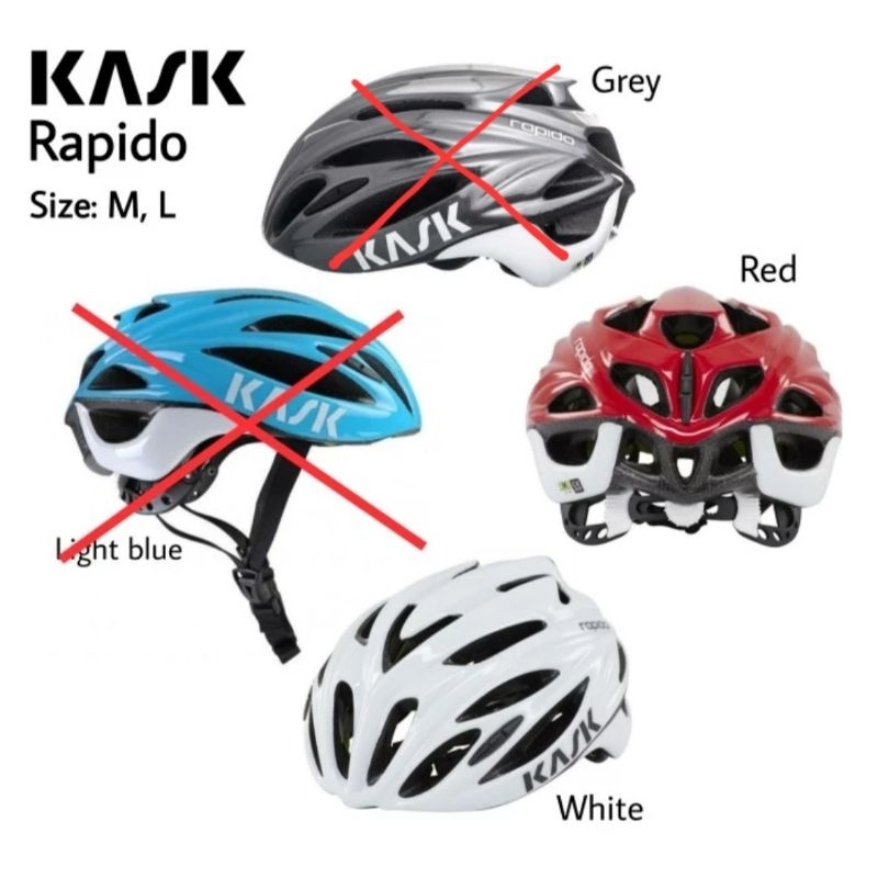 KASK Rapido Helm Sepeda Gowes original