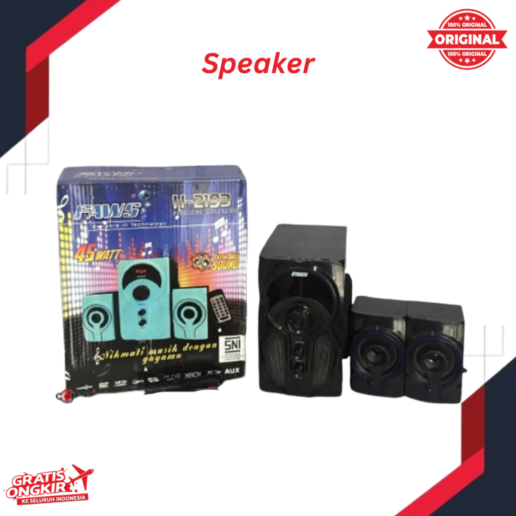 SPEAKER AKTIF FAWS H-2193 / SPEAKER BLUETOOTH / SPEAKER SUARA JERNIH