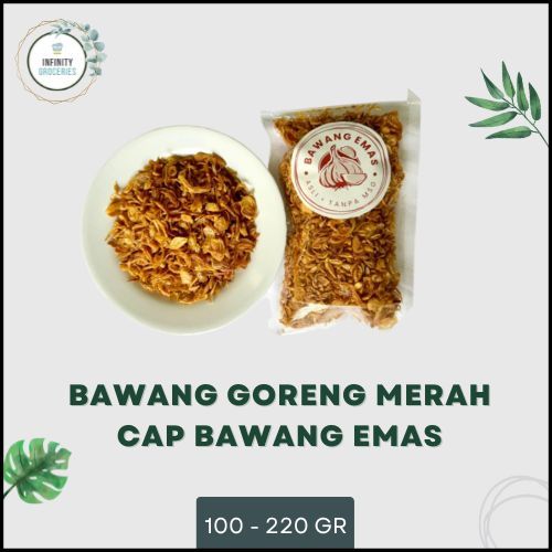 

BAWANG GORENG MERAH CAP BAWANG EMAS POUCH MURAH !!