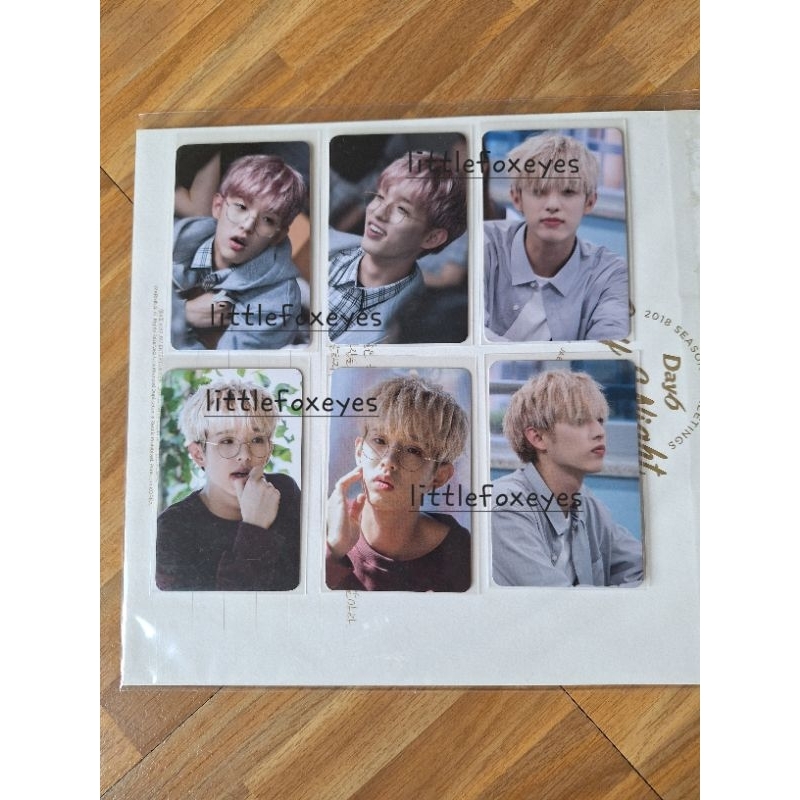 DAY6 EVERYDAY6 NOVEMBER PHOTOCARD JAE SET