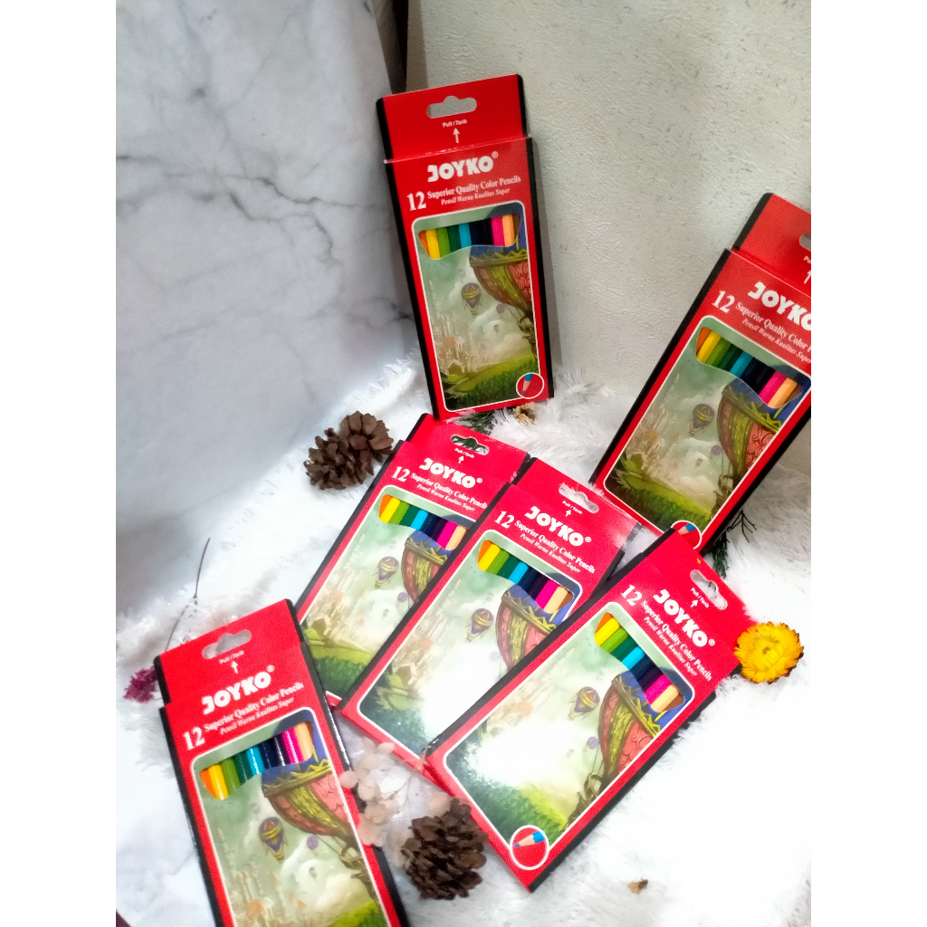 

(ISI12) PENSIL 12 WARNA JOYKO PANJANG BISA HAPUS HIGH QUALITY