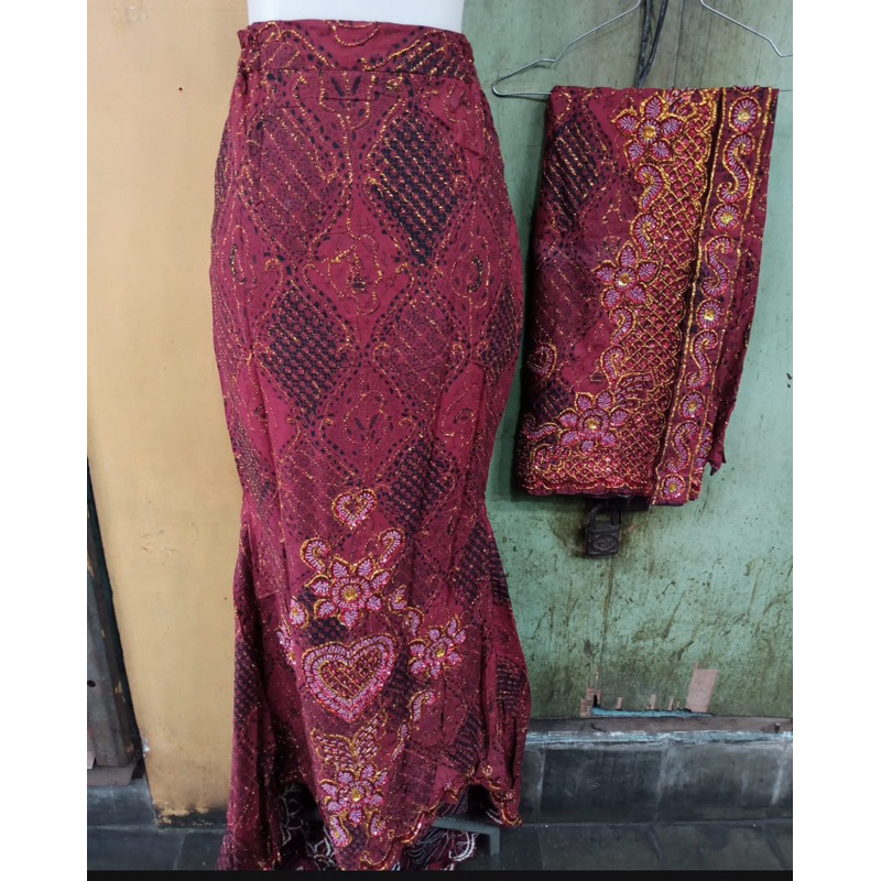 Jarik pengantin instan model ekor