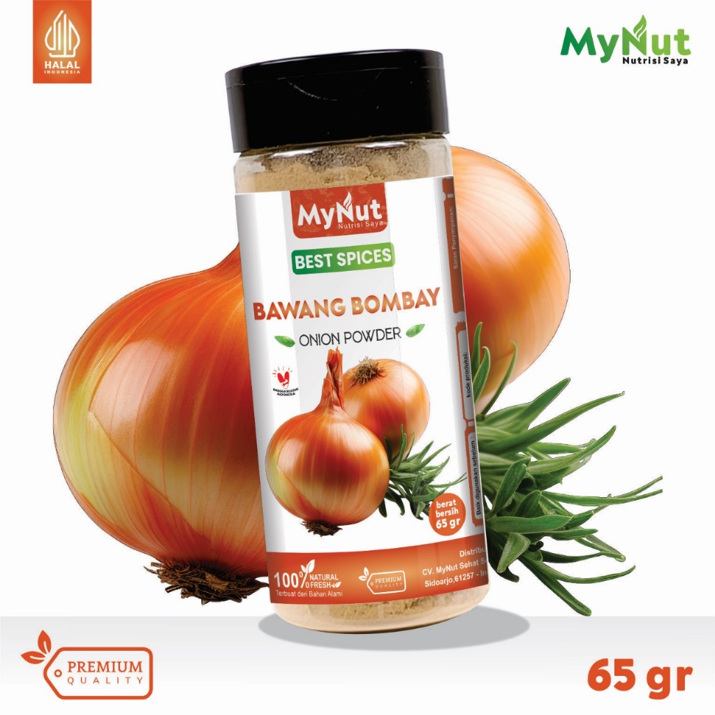 

MYNUT BAWANG BOMBAY BUBUK REMPAH BUMBU DAPUR 100% PREMIUM QUALITY