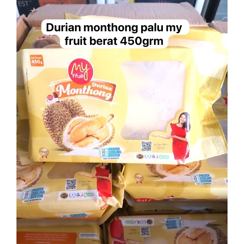 

durian montong palu my fruit berat 450grm/ pac