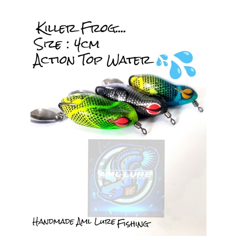 Soft Frog 4cm Aml lure/lure casting/umpan mancing/soft frog