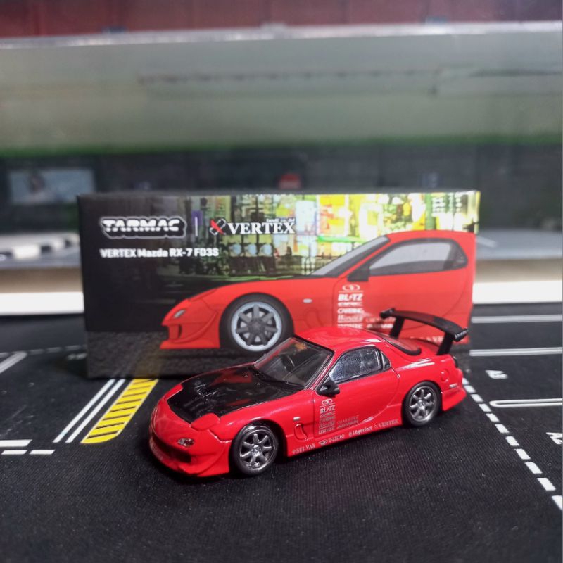 Tarmac Vertex Mazda RX-7 FD3S Merah