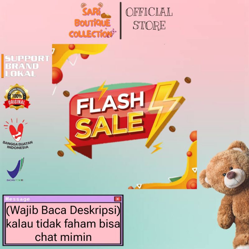 [Dist.Resmi][BACA DESKRIPSI] Produk Flash sale/white diary gluta soap/kaley lulur wajah/ibcccndc eye