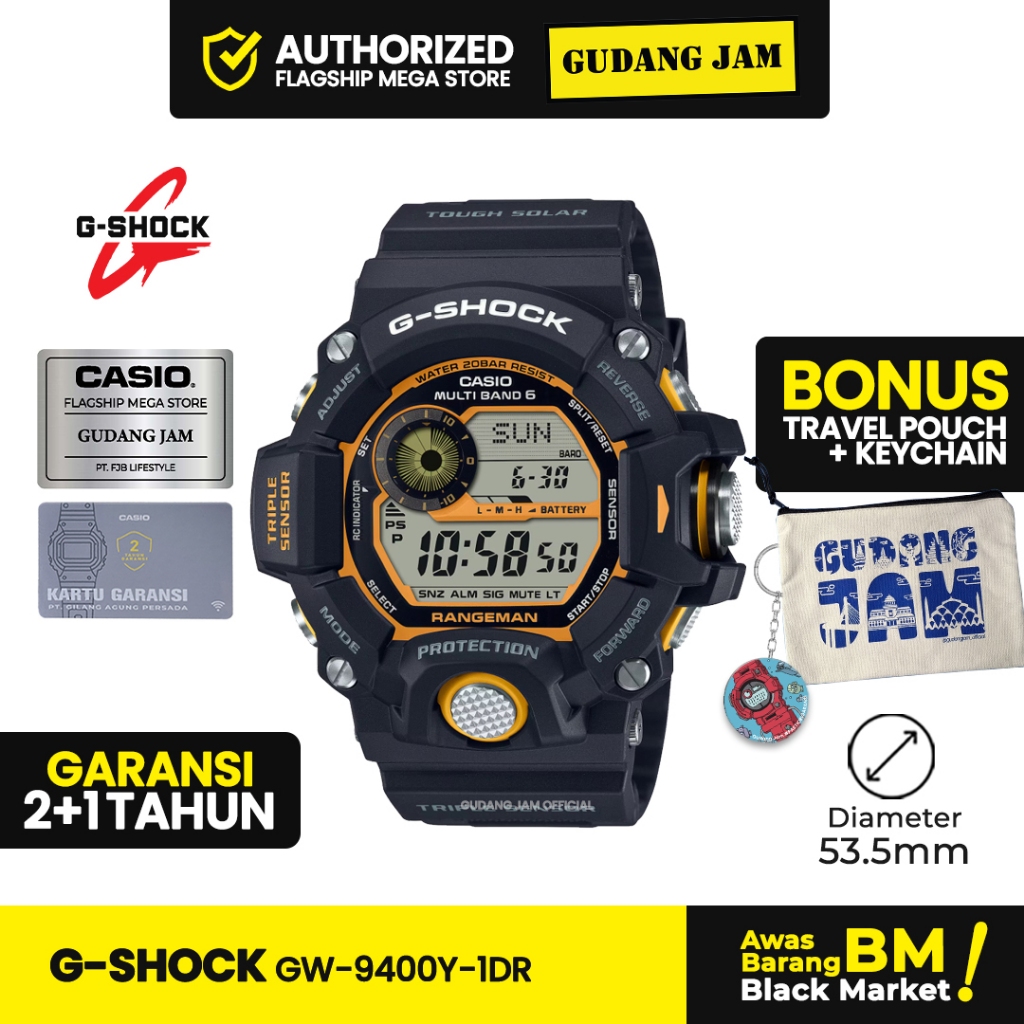 Jam Tangan G-Shock GW-9400Y-1DR GW-9400Y GW-9400 GW9400Y GW 9400Y