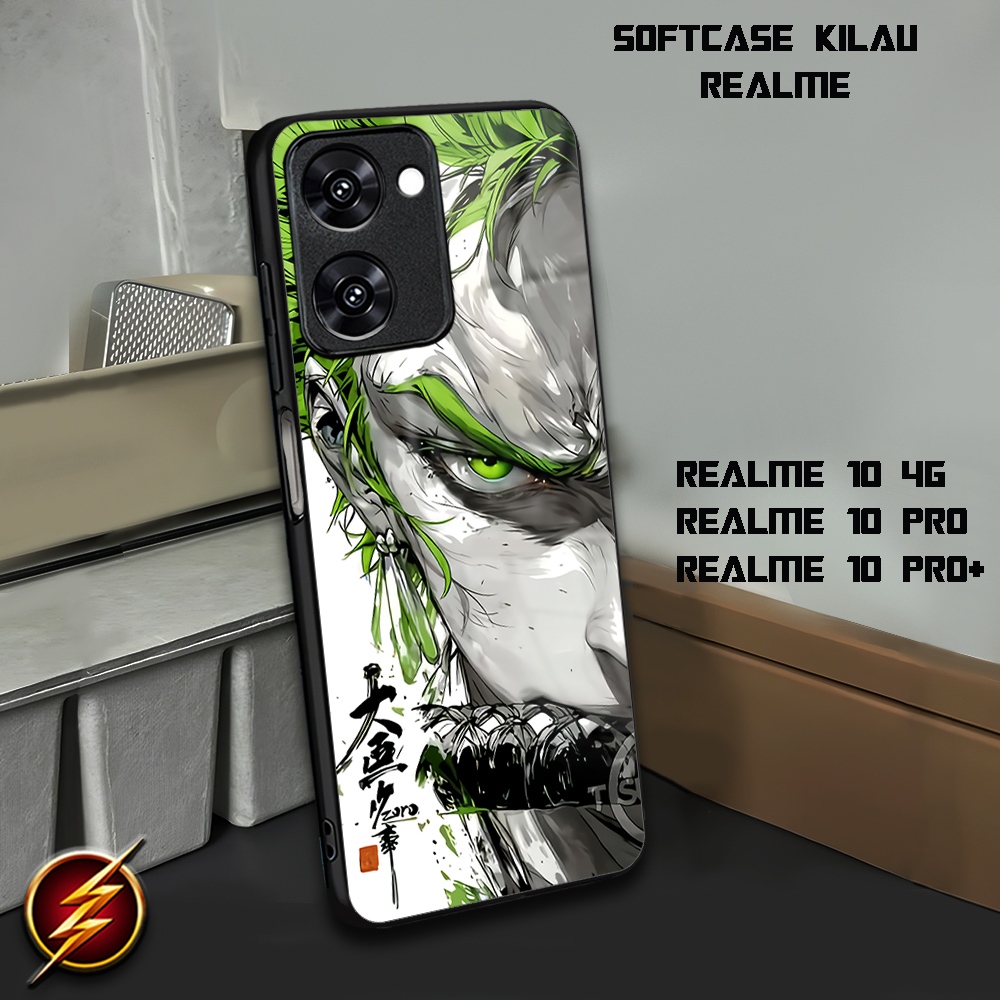 [SC14] Softcase Realme 10 4G 5G | Realme 10 Pro | Realme 10 Pro Plus | ZORO | Silicon Kaca Mika Peli