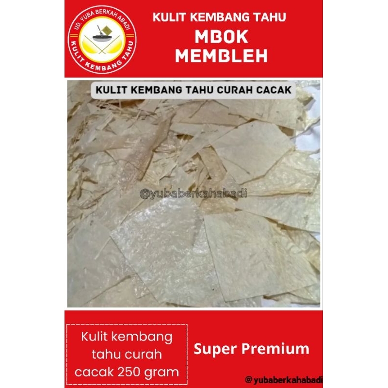 

kulit kembang tahu cacak sisa potongan 250 gram