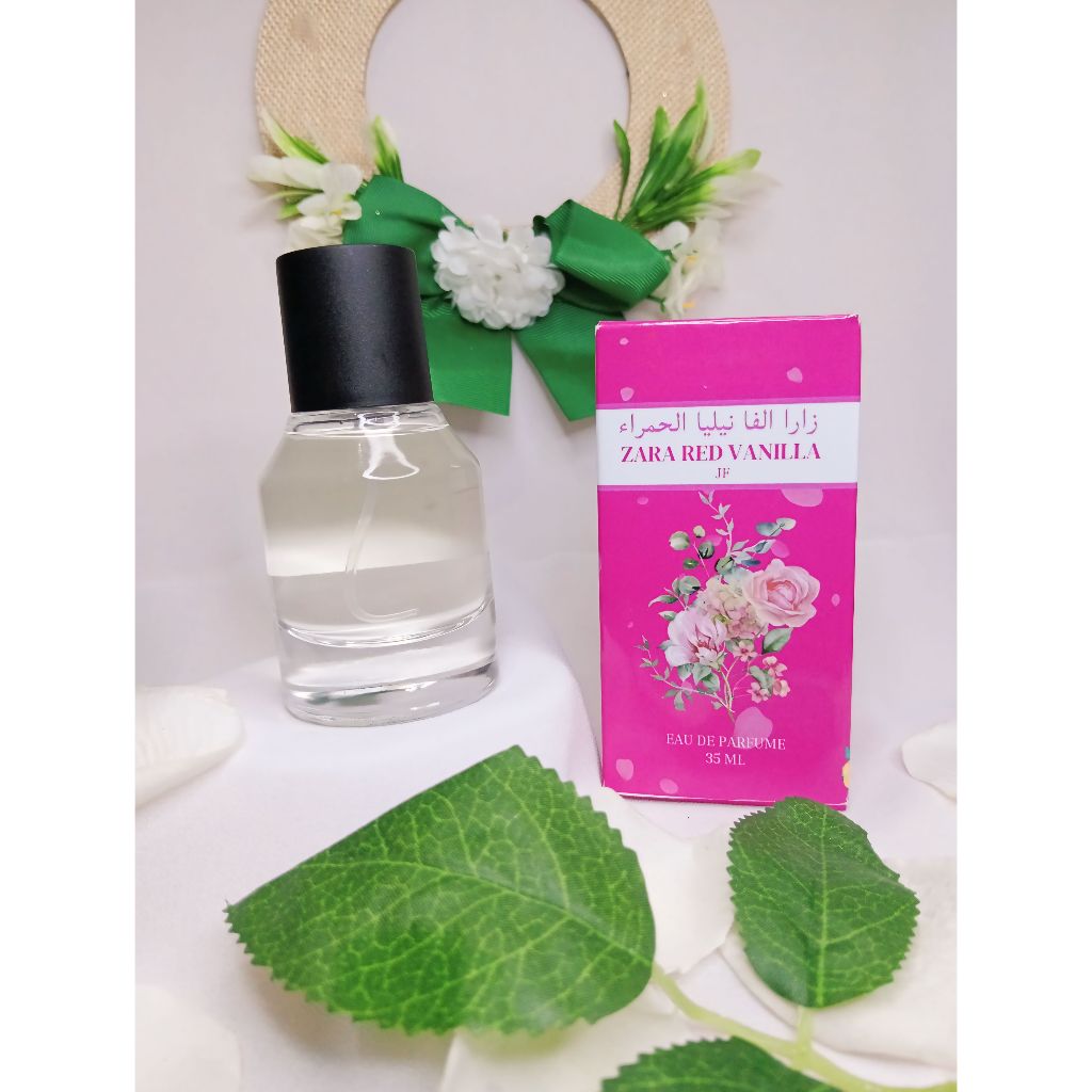 Parfum Zara Red Vanilla Parfum 35 ML By JF Parfum |Parfum Pria Dan Wanita Tahan Lama  |Parfum wanita