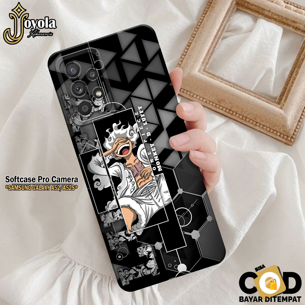 JOYOLA Case Samsung Galaxy A52/A52S Fashion Case Anime Softcase Samsung Galaxy A52/A52S Pro Camera C