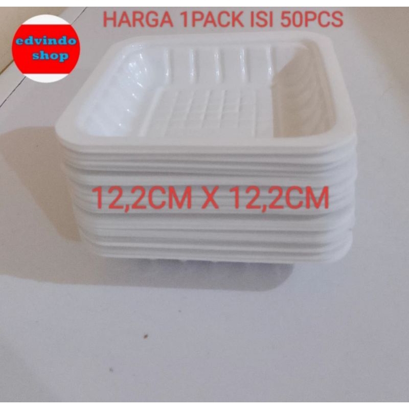 Mika Tray Plastik Buah Dan Sayur, Isi 50Pcs Ukuran Kecil