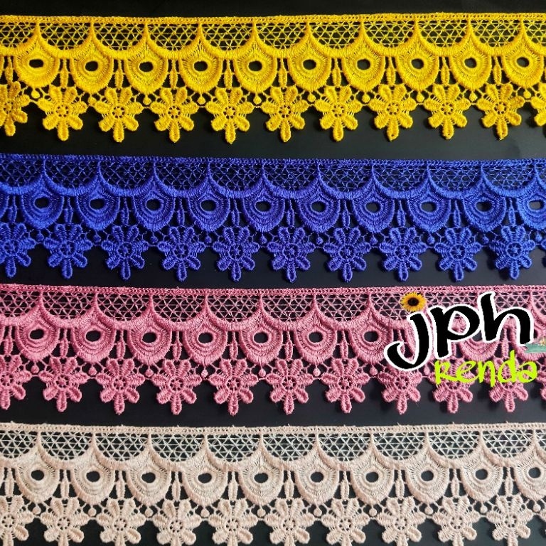 SALETERBATAS Renda giper renda gyper renda prada lebar 6cm