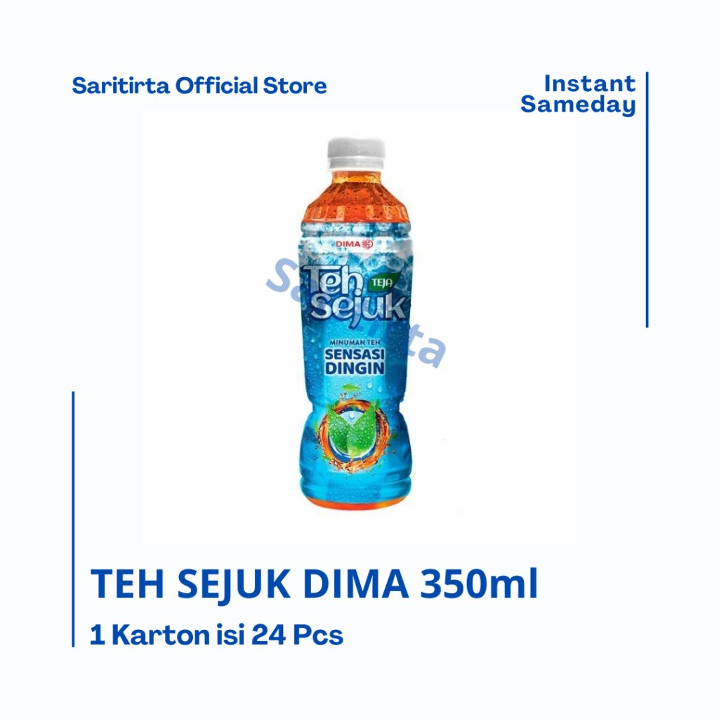 

Minuman teh melati teh sejuk kemasan botol 350 mL