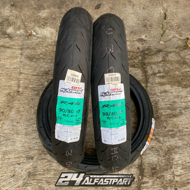 Ban Corsa platinum R46 Corsa R46 90 80 ring 17 Soft compound Race tire tubeless