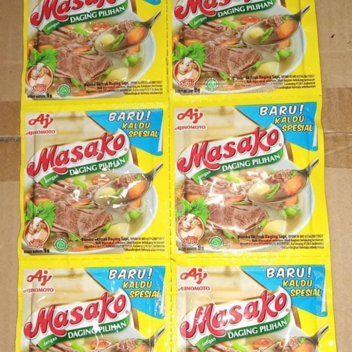 

Masako Daging Pilihan Baru Kaldu Spesial ISI 12PCS