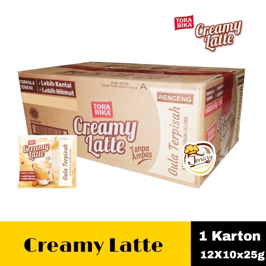 

Kopi Torabika Creamylatte 1 dus isi 120 sachet (12 renceng)