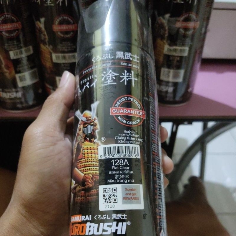 Samurai paint 128A clear doff