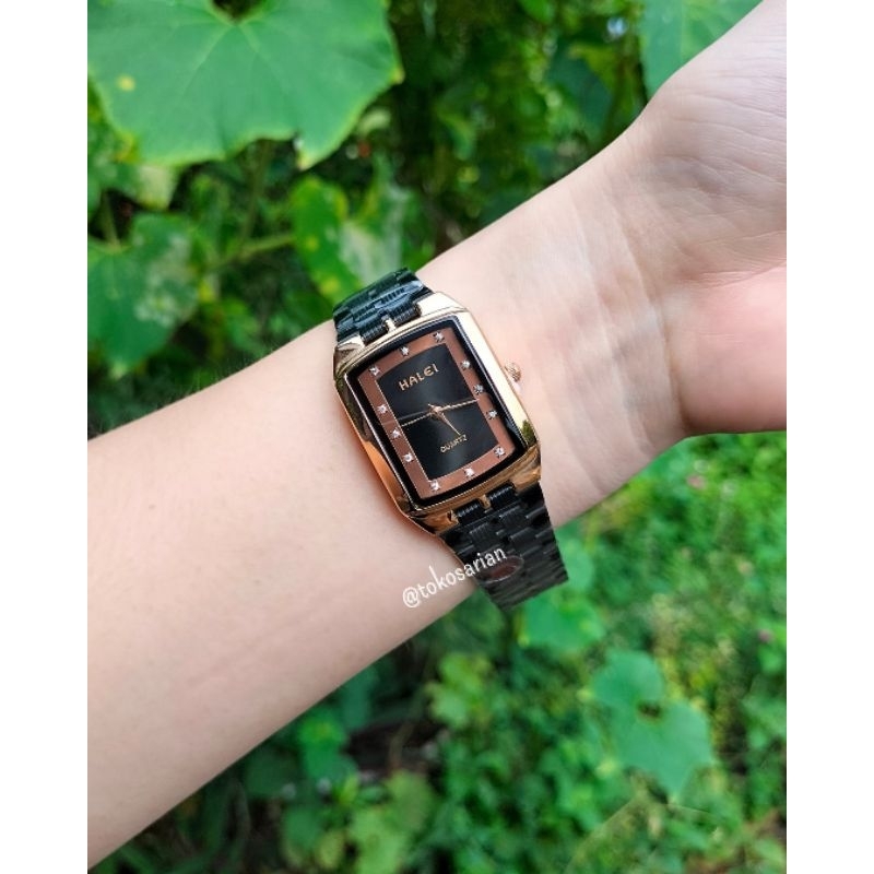 Jam Tangan Halei 443M Original Bergaransi Jam Tangan Rantai Analog Wanita