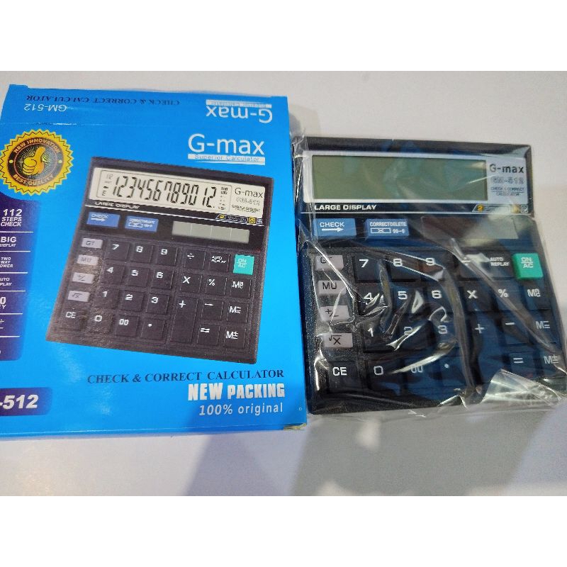 

( 1 PCS ) KALKULATOR BESAR+CHEK / PENGHITUNG ANGKA