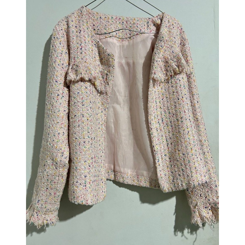 blazer tweed preloved