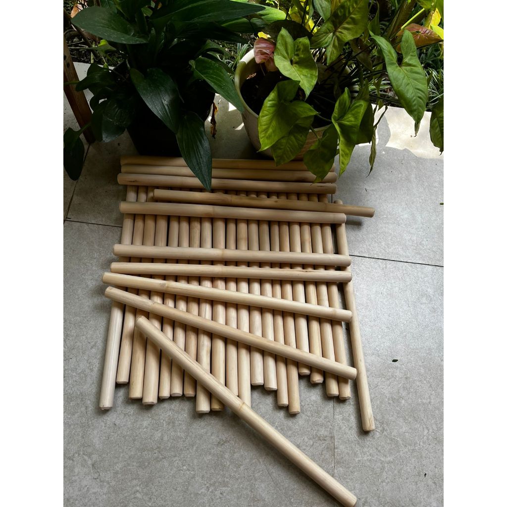 Kayu dowel D 24mm P 50cm DAN 70CM COD TONGKAT IPSI / TOYA ROTAN SILAT / STIK ROTAN / TOYA PSHT / TON