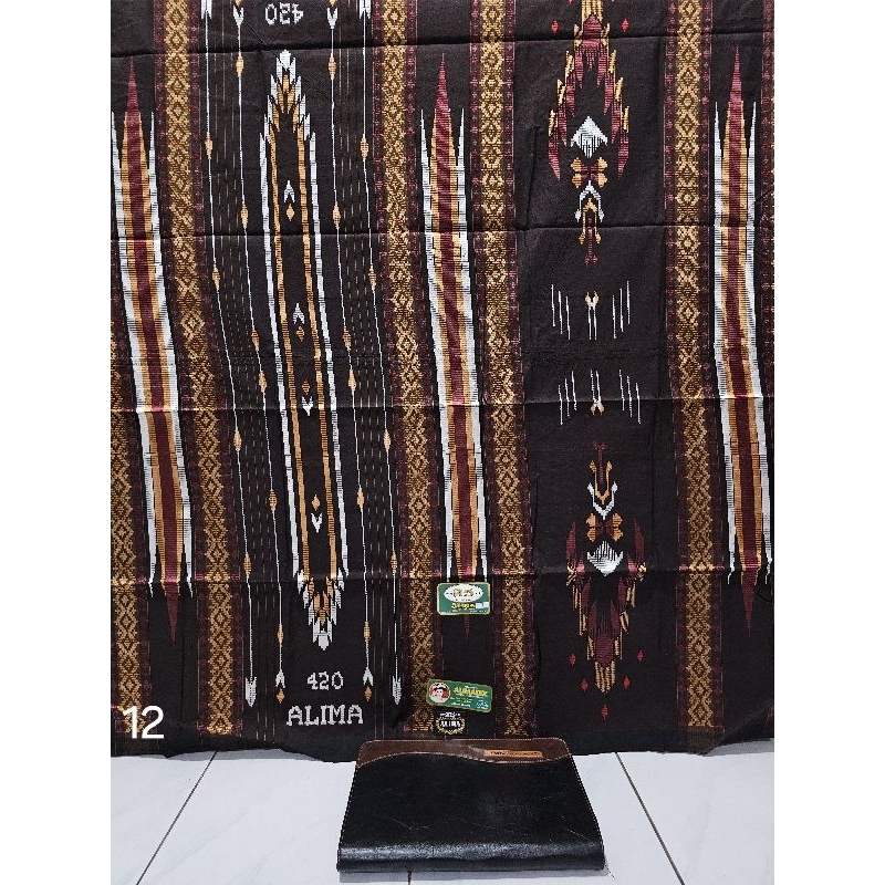 Sarung Alima SGE 420 Full Sutera Songket Gunung Exclusive