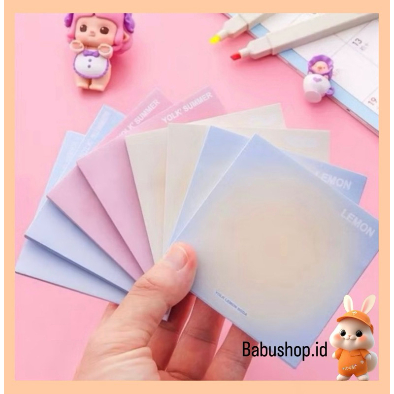 

BBS Sticky notes lucu pastel kertas memo alat tulis UntukKantor Sekolah 50 Lembar