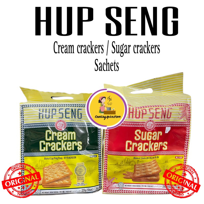 

HUP SENG ISI 10 SACHET @22.5gr | HUP SENG CREAM CRACKERS | HUP SENG SUGAR CRACKERS l HUP SENG INDIVIDUAL PACK | SACHETS | PACK | BISKUIT