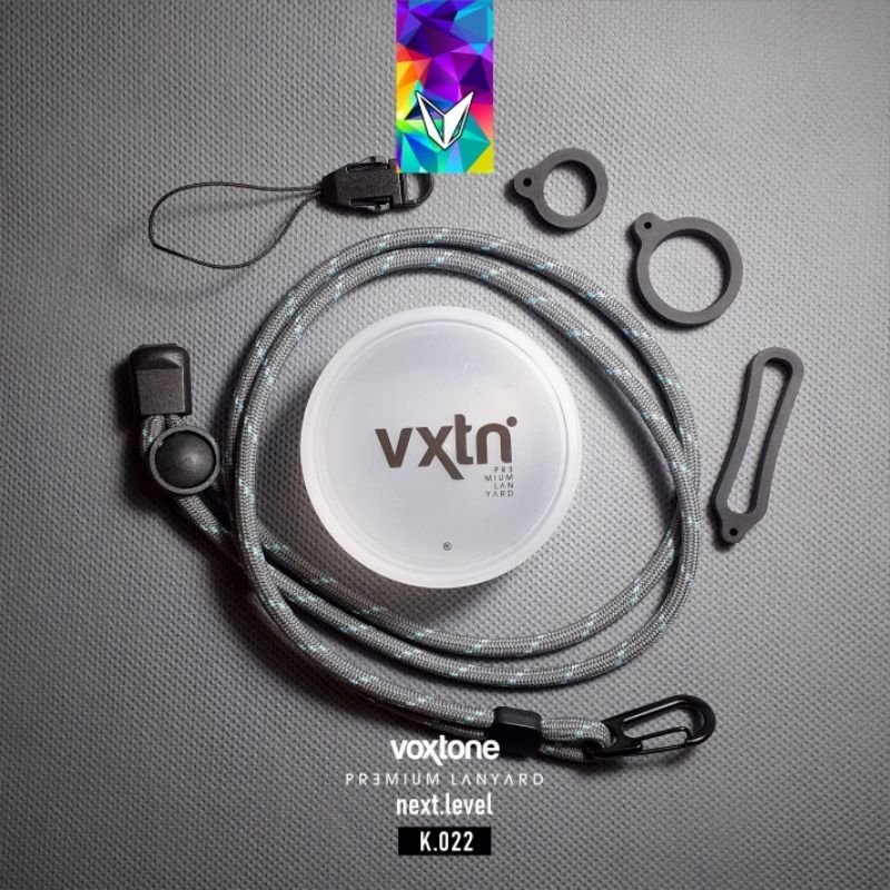

Voxtone Premium Lanyard Varian K.022 - Tali Gantungan HP, ID Card, Flashdisc, Camera