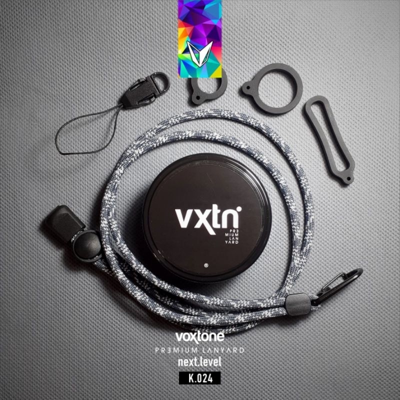 

Voxtone Premium Lanyard varian K.024 - Tali Kalung HP, ID Card, Camera
