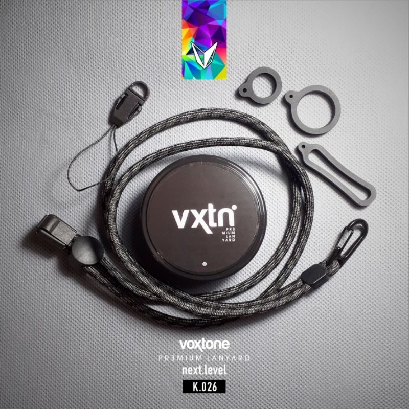 

Voxtone Premium Lanyard varian K.026 - Tali Kalung HP, ID card, Flashdisc, Camera
