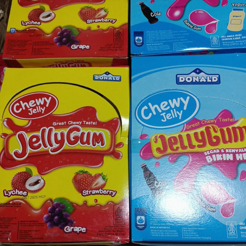 

JELLY GUM Chewy Jelly isi 24pcs/ ktk