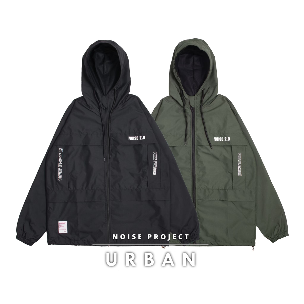 Jaket Parasut Jacket Pria Terbaru Waterprof Windbreaker Anti Air