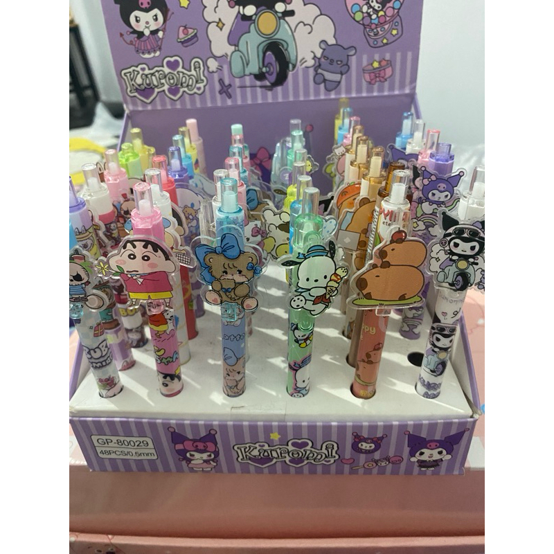 

pena acrylic lucu labubu dan sanrio