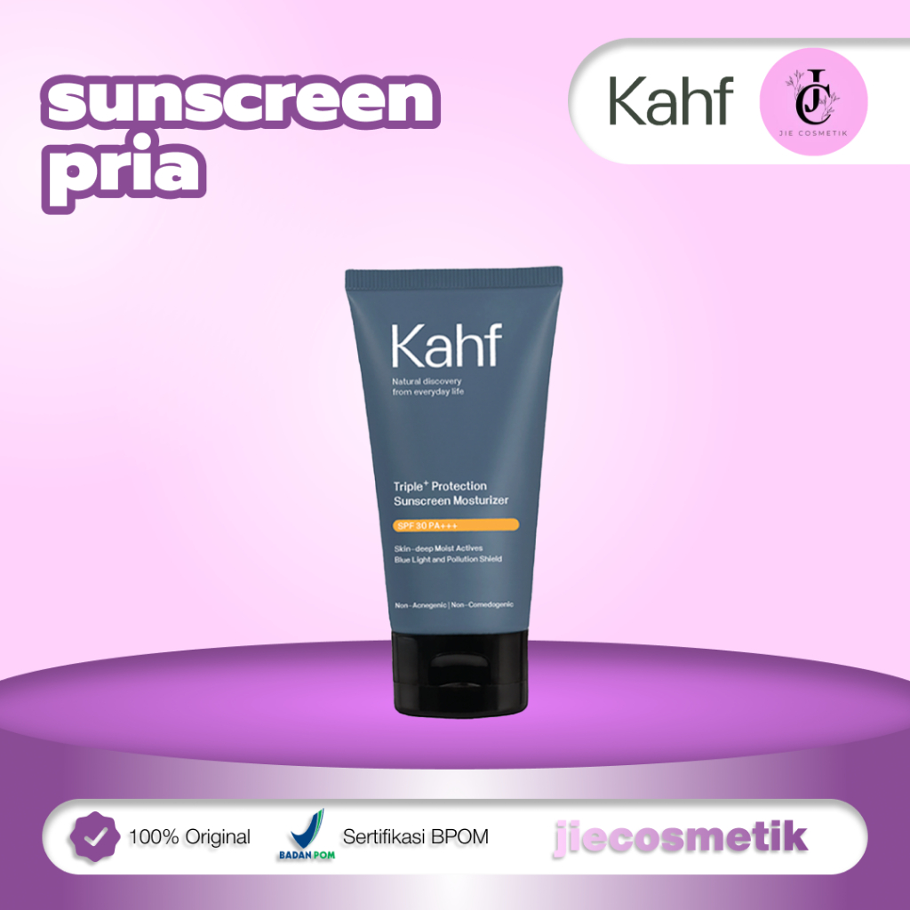 Kahf Sunscreen Moisturizer SPF 30 PA+++ 30 ml | Sunscreen Moisturizer Pria