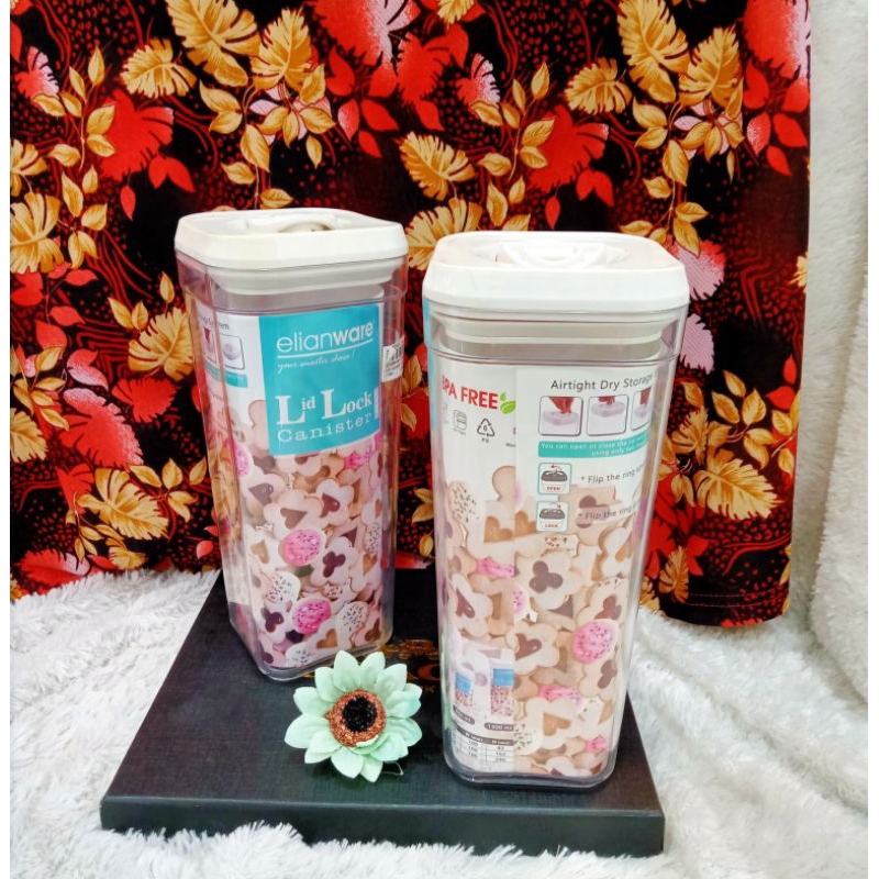 Elianware-Toples Lid Lock Can Square