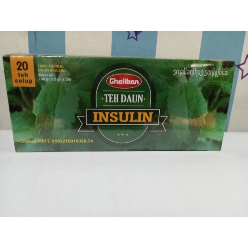 

TEH DAUN INSULIN -GHOLIBAN (20 CELUP)