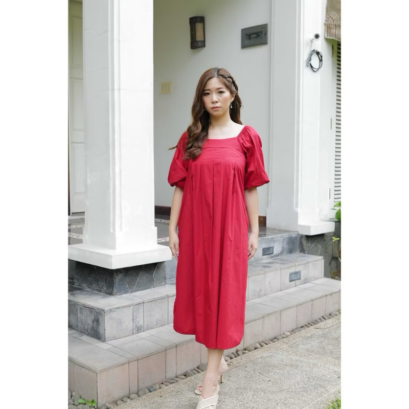 preloved lolliestory lenora midi dress