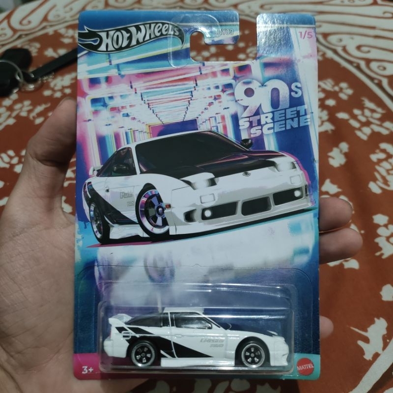 Hotwheels 96 Nissan 180SX Type X 90s Street Scene