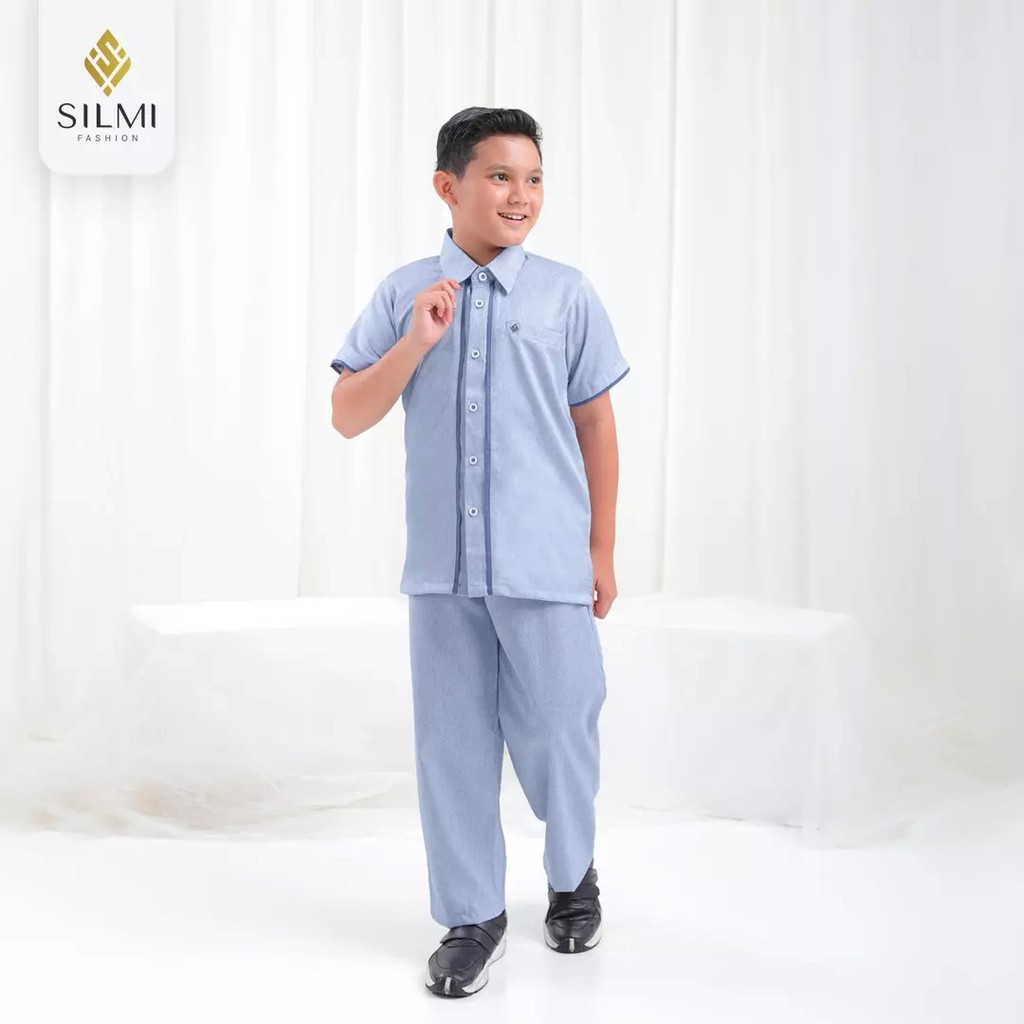 Koko Anak Baju Muslim Sarimbit Sabrina Koko Anak Silmi Fashion Baju Kemeja Muslimah by Silmi